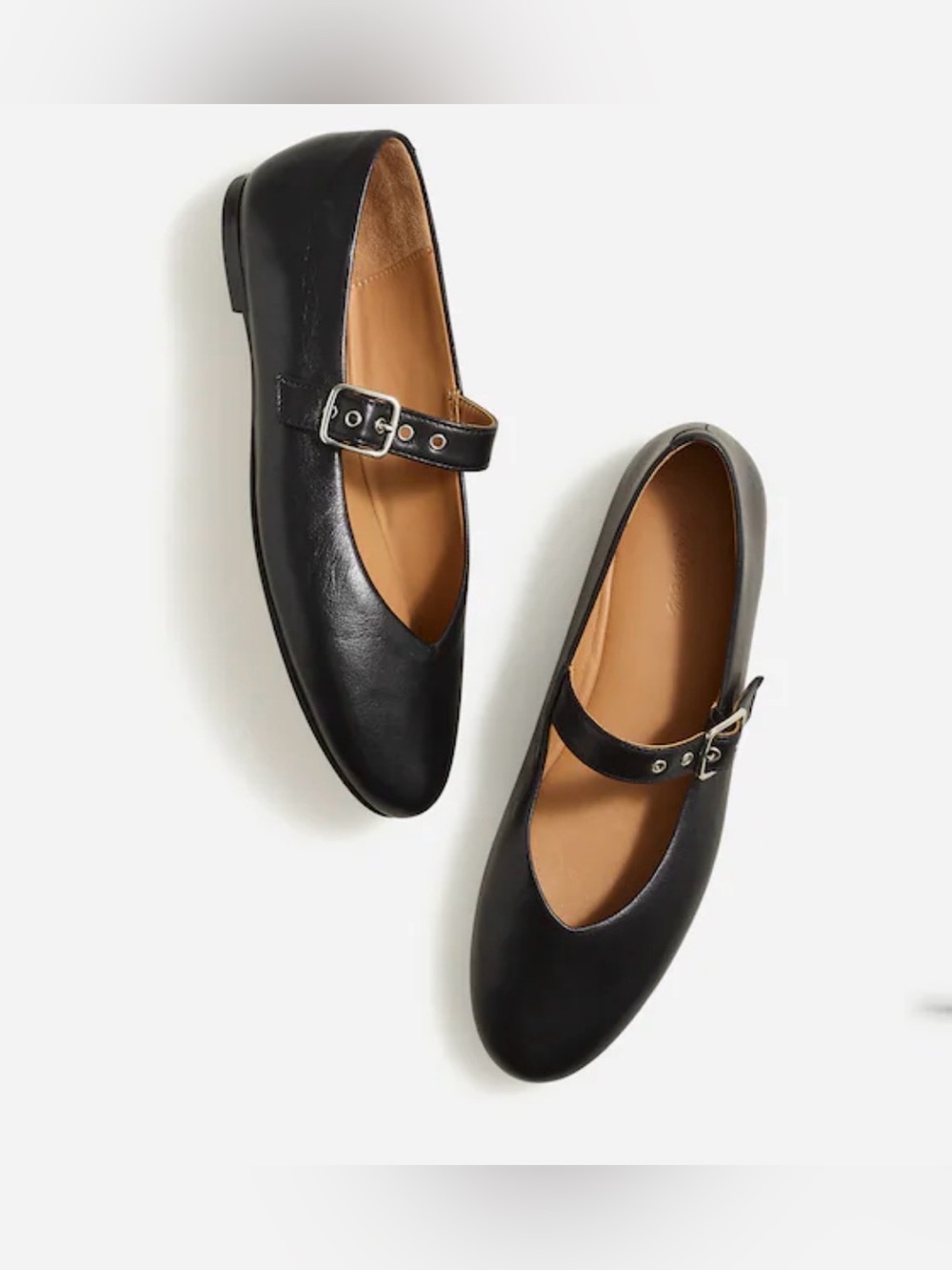 Madewell. Women’s The Remy Mary Jane Flat. Black.7.